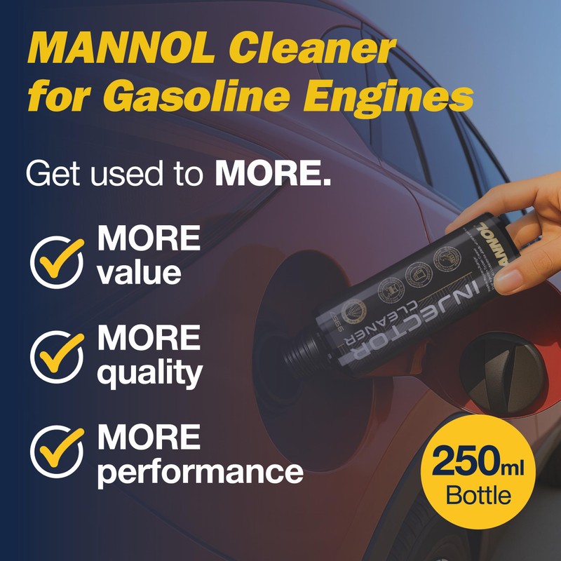 MANNOL MN9957 Fuel Injector Cleaner, Advanced System Cleaner for Gasoline