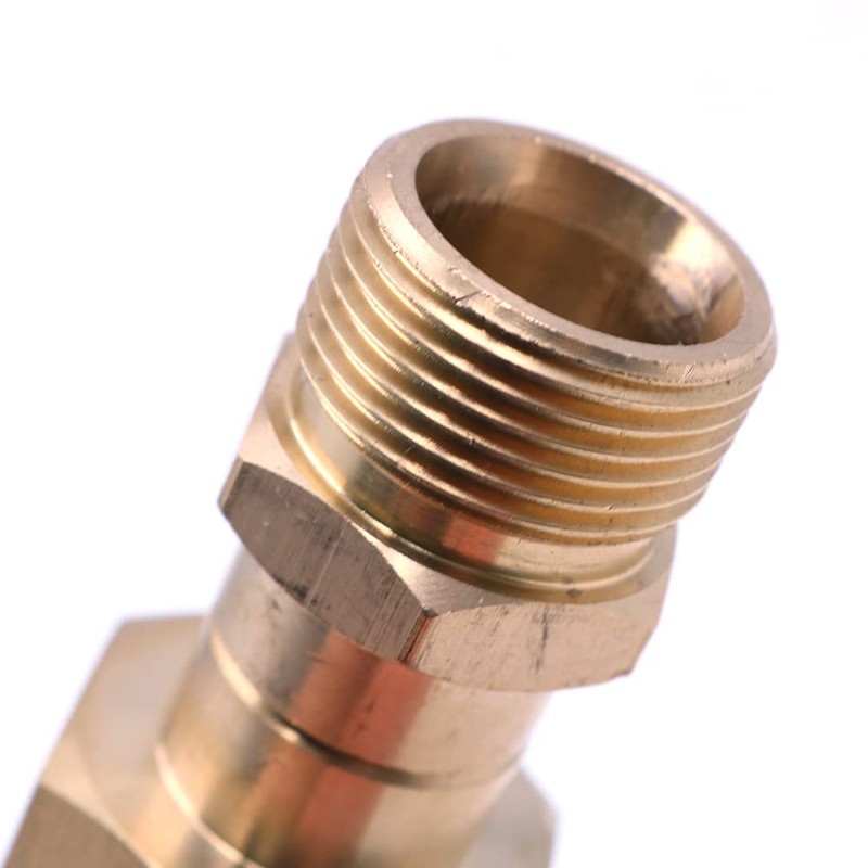 ZONADAH Hose Swivel Adaptor, Free Kinking Connector, Solid Brass Made,