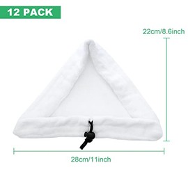 12 PCS Microfiber Steam Mop Pads - Reusable & Washable