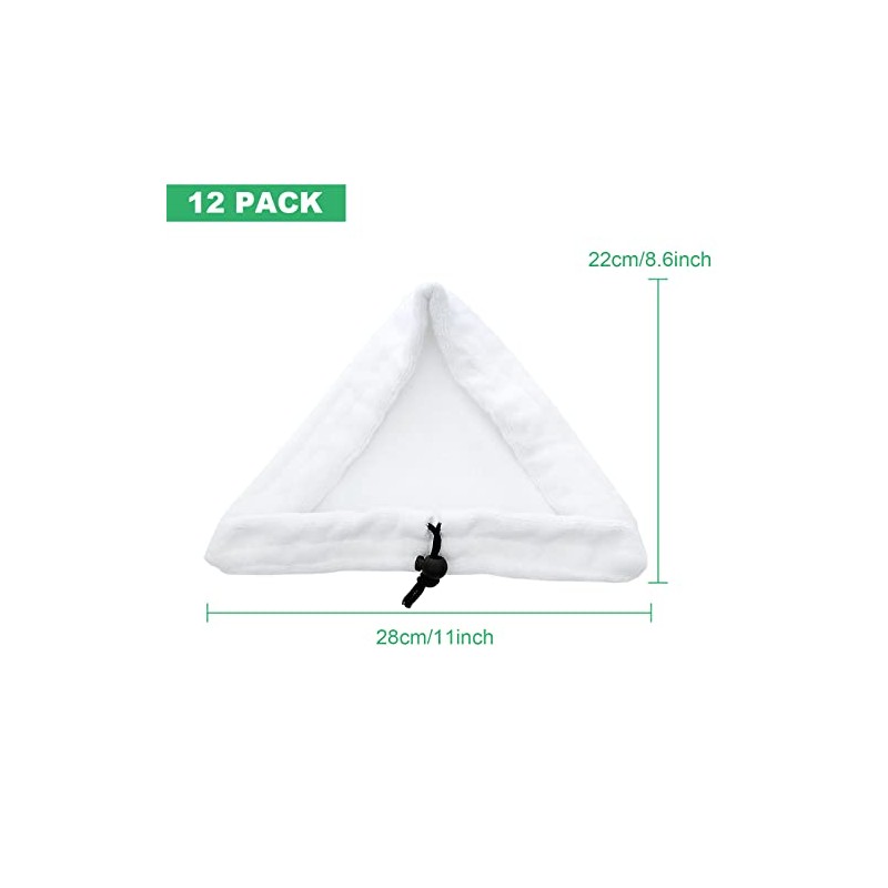 12 PCS Microfiber Steam Mop Pads - Reusable & Washable