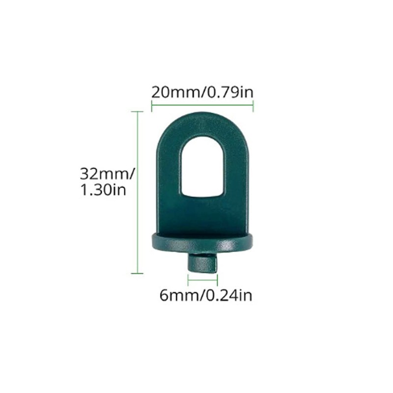 Greenhouse Twist Clips Kit - 100PCS Plastic Fixing Extender Corner