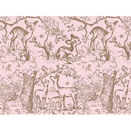 Pack Of 120, Recycled Pink Lullaby Meadow Tissue Paper 20" x 30" Half Ream Made In Usa