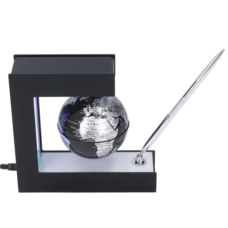 Magnetic Levitation Globe E Shaped Floating Decoration Ornament 100‑240V for