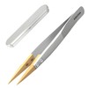 Boxwood Pointed Tweezers Precision Anti-Magnetic Tweezers Lightweight High-End Pointed for