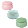 Beaupretty 3pcs Empty Ceramic Lip Balm Rouge Pot Jars with
