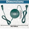 Goodsby 6 FT Power Cord On/Off Foot Switch Compatible Replacement