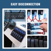 GGTA 4 Gang Marine Switch Panel Waterproof,Boat Rocker Switch Panel