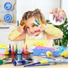 88 PCS Washable Finger Paint Set for Toddlers, 14 Colors