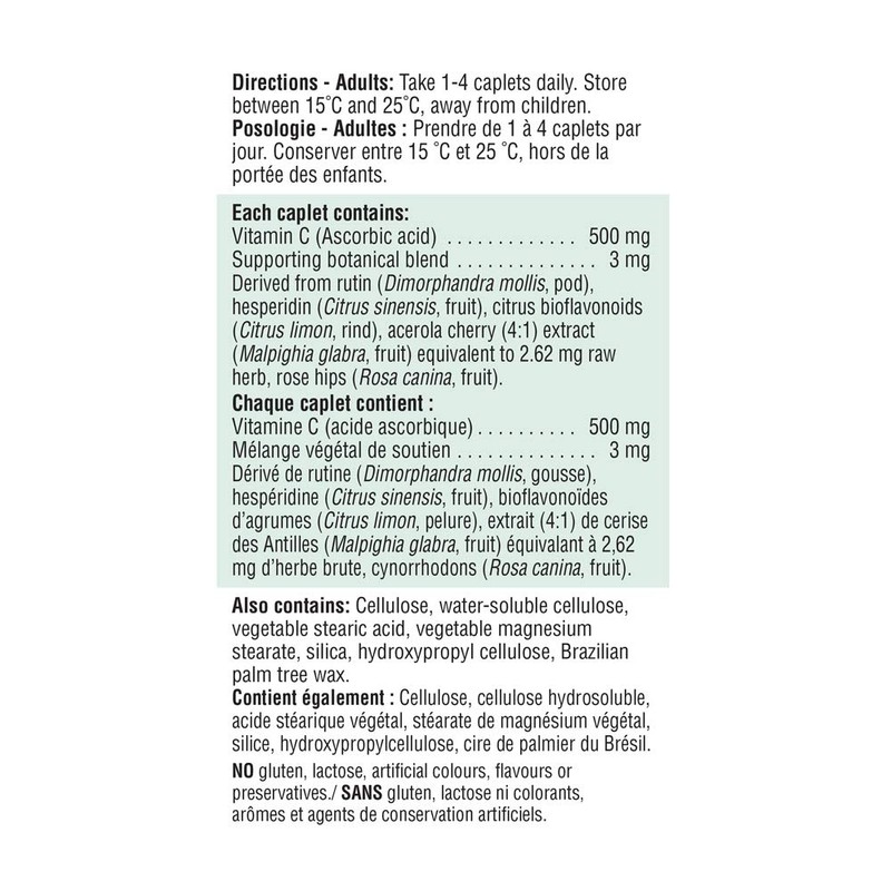 Vitamin C 500 mg Timed Release Caplets