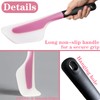 Bigwinyep Omelette Spatula, Silicone Spatula Flip and Fold Omelette Turner