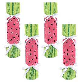 Big Dot of Happiness Sweet Watermelon - No Snap Fruit Party Table Favors - DIY Cracker Boxes - Set of 12