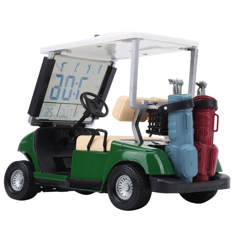 Golf Gift, Exquisite LCD Display Solid Golf Perpetual Calendar Cart,