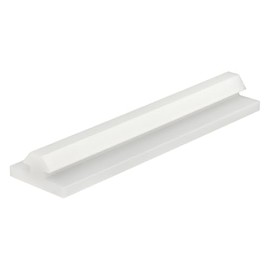 8020, 6710, 10 Series, UMHW Plastic Standard Sliding Door Glide Profile Natural White 80/20 (30" Long)