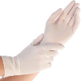 ‎HYGOSTAR Franz Mensch 27060 Safe Premium Nitrile Glove, Small, White