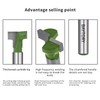 BAYTORY 3Pcs Keyhole Router Bits Set, 1/4" Shank Router Keyhole
