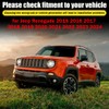 LETINGFAR Window Visors Rain Guards for Jeep Renegade 2015 2016