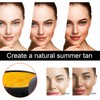 GOFLORDEN Tanning Gel, 100g Tanning Bed Tanning Accelerator Cream, Intense, Soft Brown Tanning Accelerator Cream, Achieve a Natural Tan with Natural Ingredients