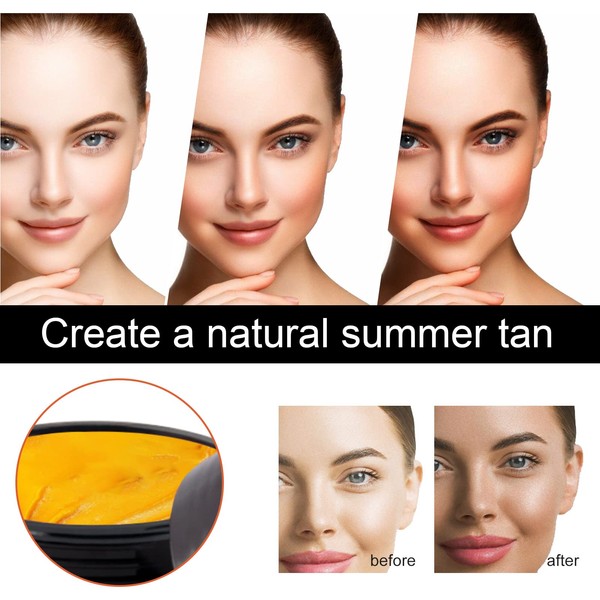 GOFLORDEN Tanning Gel, 100g Tanning Bed Tanning Accelerator Cream, Intense,