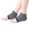 Standard color combination heel crack care half socks dark melange, 30g, 1 piece, 2 pieces / 스테디얼 배색 뒷꿈치 갈라짐 케어 반양말 다크멜란지, 30g, 1개, 2개입