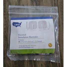 EMSI Electrical Stimulation Electrodes 1.7x1.7 Qty-16 Pack