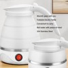 Mini Folding Kettle Stainless Steel Portable Water Kettle One Button