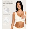 FeelinGirl Post Surgery Compression Bra for Women's Front Closure Bra