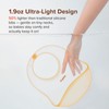 thyseed Ultra Thin & Light Waterproof Silicone Bibs for Babies