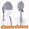 Beavorty 3pcs Silk Hair Wrap for Sleeping Sleeping Hat Soft