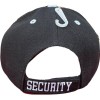 R Headwear Security Hat Officer Guard Baseball Cap Adjustable Black
