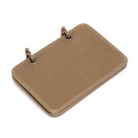 Patch Board, Pack of 4 Flip-Page Patch Book, Mini Display Panel Holder with Removable Ring Binders for Velcro Patch Collections, 10.6 x 7.1 Inches