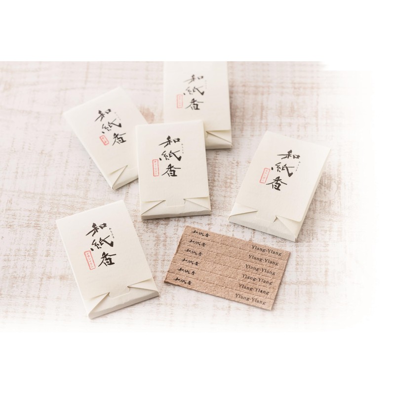 Washi Incense, Japanese Paper Incense, 6 Pieces x 4 Sheets,