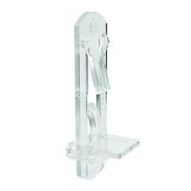 Prime-Line U 11299 Shelf Support Peg, Self-Locking 1/4 In. x 1/2 In. Clear (4 Pack)