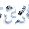 ISPINNER 25pcs 1 Inch Zinc Plated Steel EMT Pipe Straps