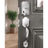 zafano Door Lock with 2 Lever Handles - Keyless Entry