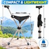 Folding Cane with Seat for Outdoor Rest – Lightweight 2-in-1