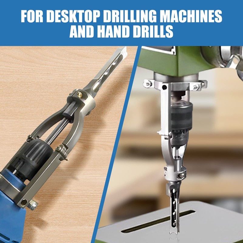 Square Hole Drill Bit Adapter for Easy Installation and Disassembly