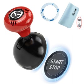 engine start button car one click start button joystick funny car push start lever start button auto ignition button cover aftermarket decoration modification accessories unique easy install zinc