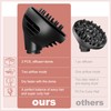 PUREGUST Wave Curl Diffuser Attachment Black for Dyson Airwrap, Airflow