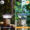 HUYIENO Solar Post Cap Lights Outdoor LED Lighting Deck Fence
