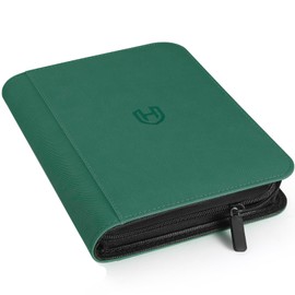 Card Binder 4 Pocket with Zipper, 288 Pockets Trading Card Holder Book, Premium PU Cover Zip Folder Binder, Side Loading Carrying Case Binder Album for TCG, MTG, Sports Cards, Game Cards