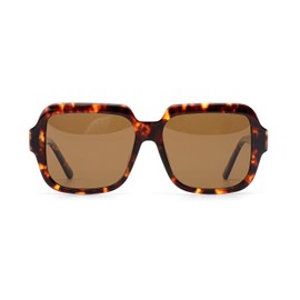 amoloma Women's Sunglasses Oversized Square Rectangular Unisex Classic Glasses Acetate Retro Vintage UV400 Polarised, brown