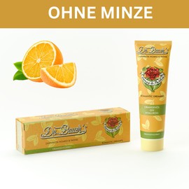 Dr. Bauer's Homeo & Pathie Romantic Dreamer Toothpaste, Vegan, Homeopathic, with Hyaluron, Q10, Vitamin B12 & Orange Oil, Fruity Orange Flavour, Gentle Dental Care for Healthy Gums (3)