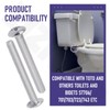 4 Pack THU833-A Toilet Seat Bolts Hardware Kit Compatible with