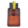 Tourbon Genuine Leather Pocket Protector for Men Durable Tool Pouch
