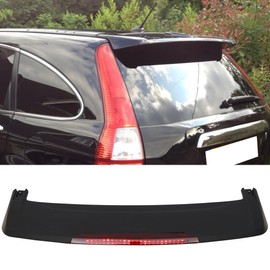 Trunk Spoiler Compatible with 2007-2011 Honda CRV, Factory Style ABS Primer Matte Black Rear Deck Lip Wing by IKON MOTORSPORTS, 2008 2009 2010