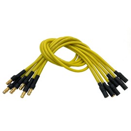 6PCS 3.5mm Banana Gold Bullet Connector Extension Cable for RC Brushless Motor ESC Extension Cable Wire RC Car Boat Parts