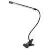 LED Adjustable Clip Reading Light Cold Warm Brightness Light Black