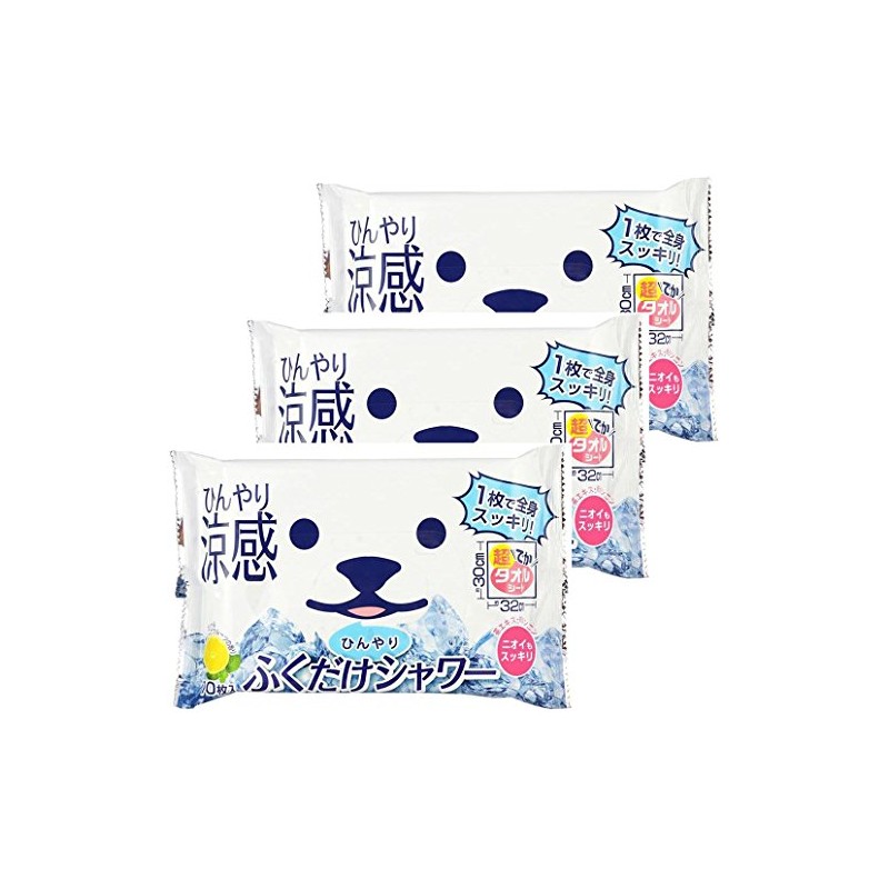 Tokiwa Shokai [Bulk Purchase] Cool Wiping Shower Ultra Large Towel