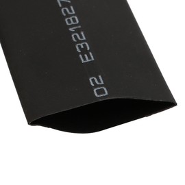 sourcingmap Black 16mm Diameter Shrinkable Tube Heat Shrink Tubing Wire Cable Sleeving 1.22M 4Ft