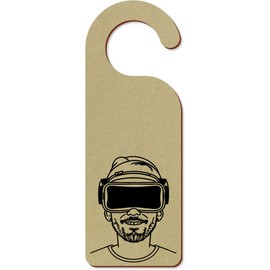 'Virtual Reality Headset' 200mm x 72mm Door Hanger/Sign (DH00038959)